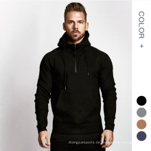 Herren Gymnasten Hoodies Pullover Sweatshirts Kapuze -Sweatshirts mit Tasche